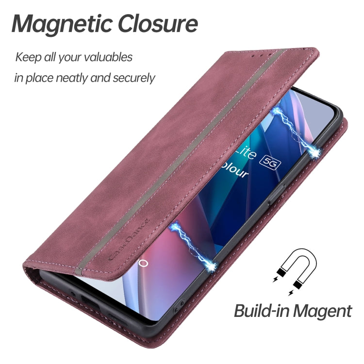 For OPPO Find X5 / X5 Pro Splicing Skin Feel Magnetic Leather Phone Case