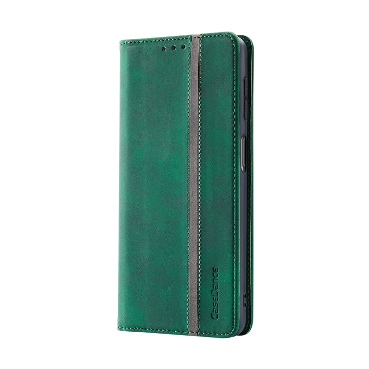 For Samsung Galaxy A13 4G Splicing Skin Feel Magnetic Leather Phone Case