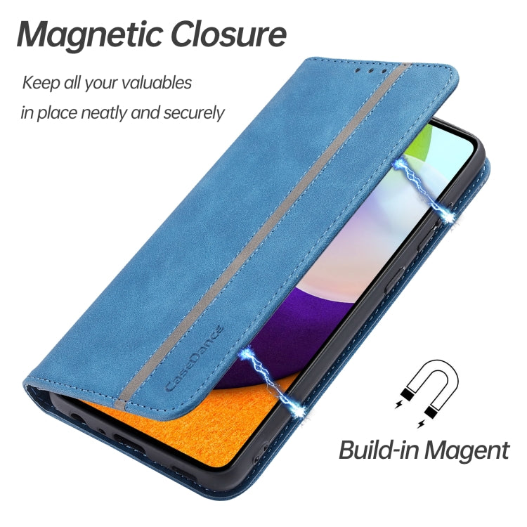 For Samsung Galaxy A33 5G Splicing Skin Feel Magnetic Leather Phone Case
