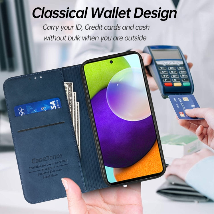 For Samsung Galaxy A33 5G Splicing Skin Feel Magnetic Leather Phone Case
