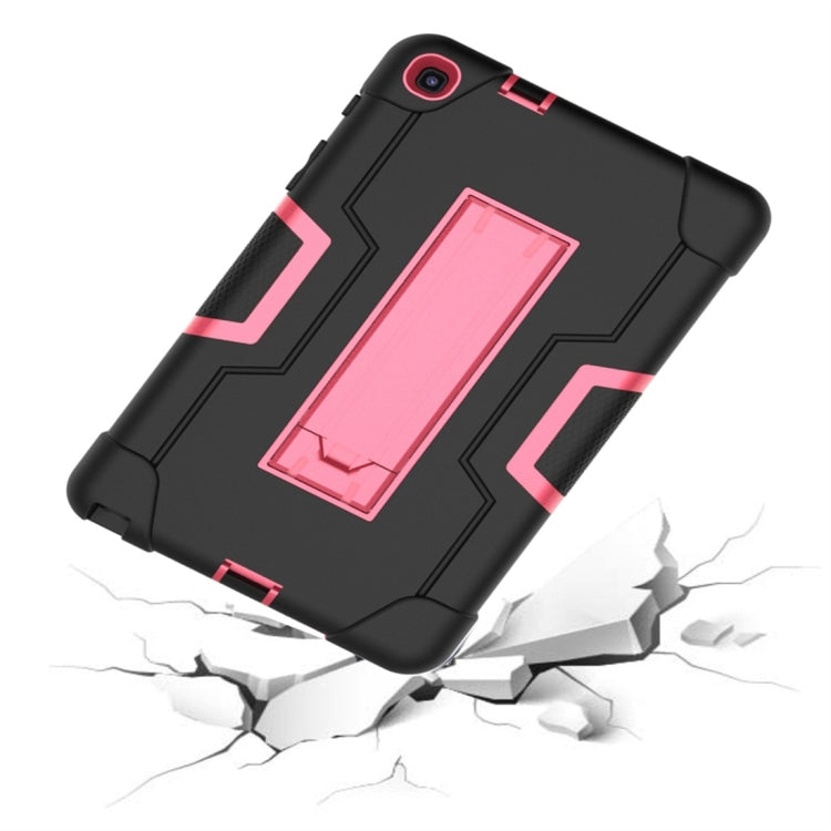 For Galaxy Tab A 8.0 & S Pen (2019) P200 Contrast Color Silicone + PC Combination Case with Holder