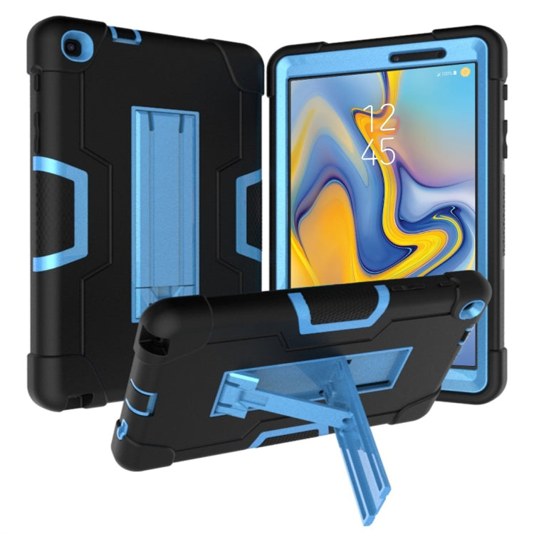 For Galaxy Tab A 8.0 & S Pen (2019) P200 Contrast Color Silicone + PC Combination Case with Holder