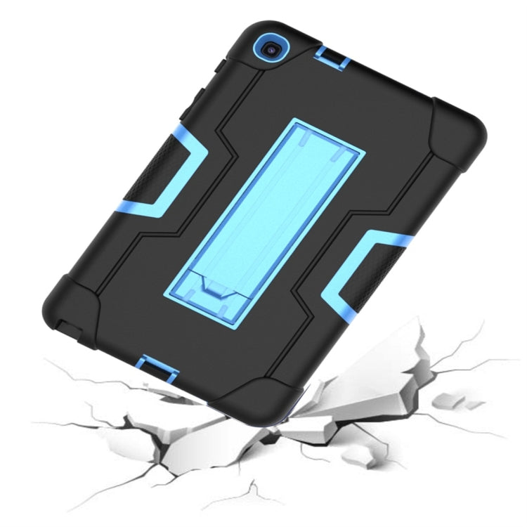 For Galaxy Tab A 8.0 & S Pen (2019) P200 Contrast Color Silicone + PC Combination Case with Holder