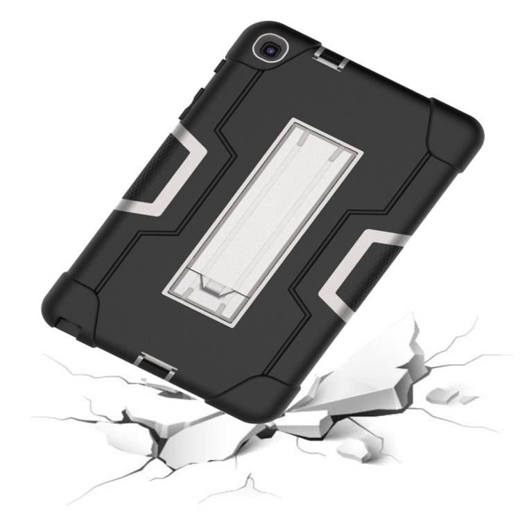 For Galaxy Tab A 8.0 & S Pen (2019) P200 Contrast Color Silicone + PC Combination Case with Holder