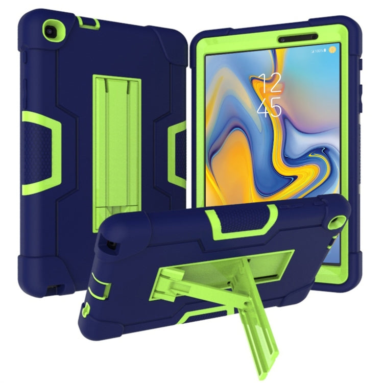 For Galaxy Tab A 8.0 & S Pen (2019) P200 Contrast Color Silicone + PC Combination Case with Holder
