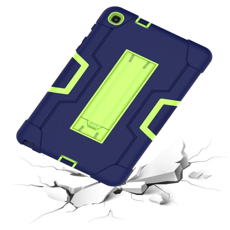 For Galaxy Tab A 8.0 & S Pen (2019) P200 Contrast Color Silicone + PC Combination Case with Holder