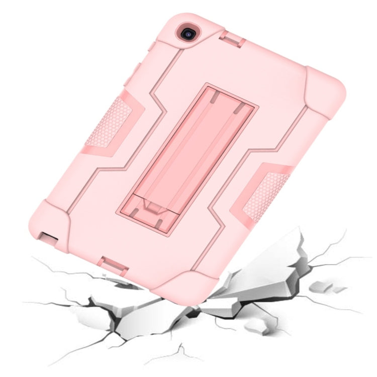 For Galaxy Tab A 8.0 & S Pen (2019) P200 Contrast Color Silicone + PC Combination Case with Holder