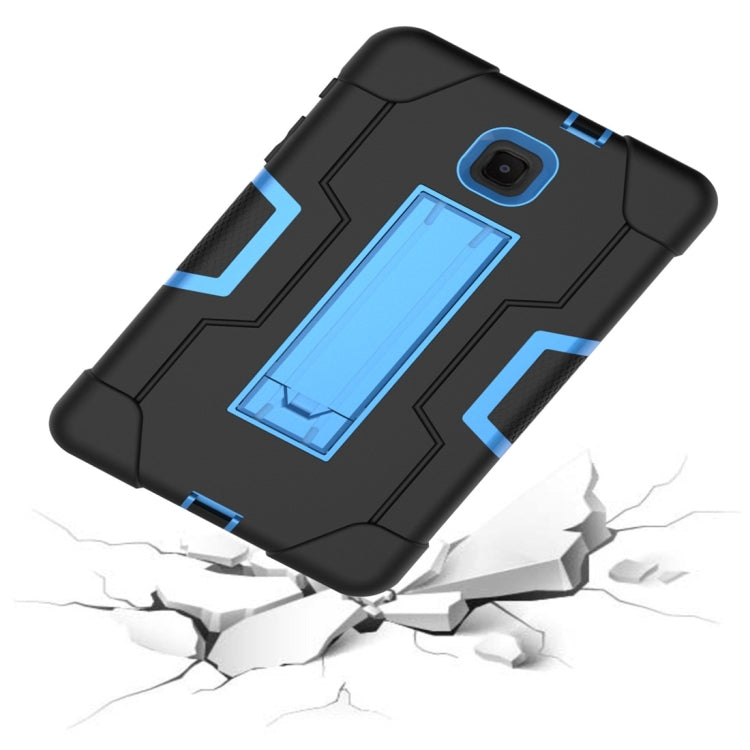 For Galaxy Tab A 8.0 (2018) T387  Contrast Color Silicone + PC Combination Case with Holder