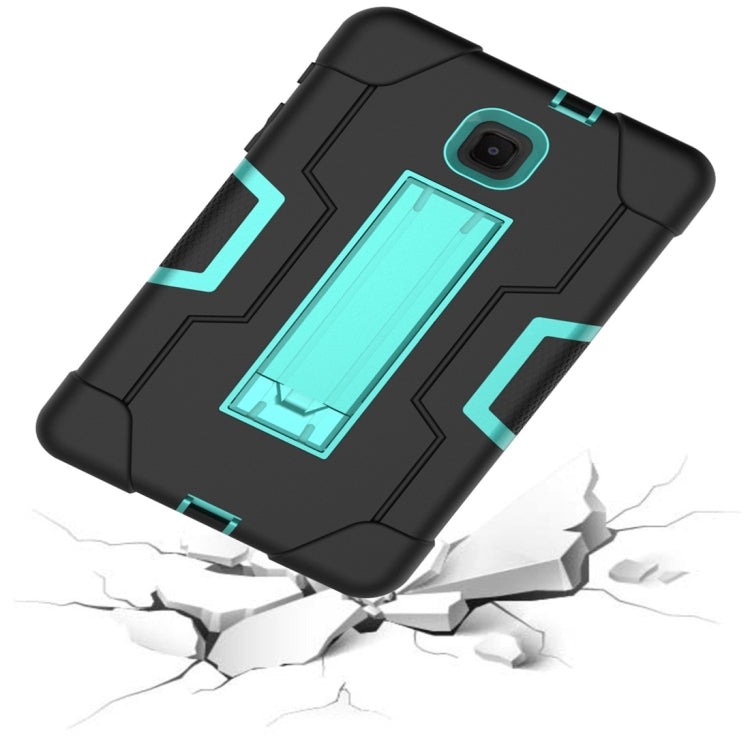For Galaxy Tab A 8.0 (2018) T387  Contrast Color Silicone + PC Combination Case with Holder