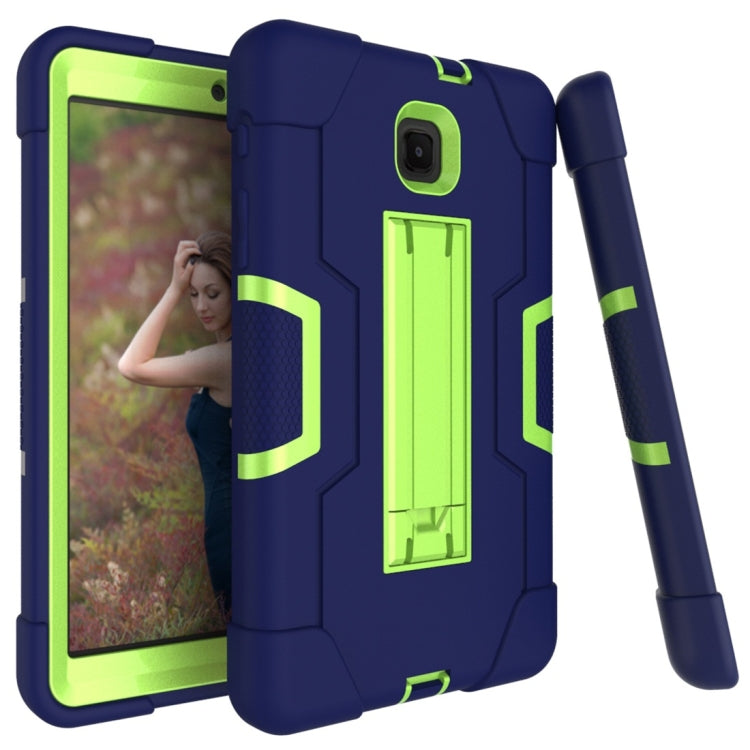 For Galaxy Tab A 8.0 (2018) T387  Contrast Color Silicone + PC Combination Case with Holder