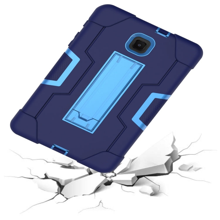 For Galaxy Tab A 8.0 (2018) T387  Contrast Color Silicone + PC Combination Case with Holder