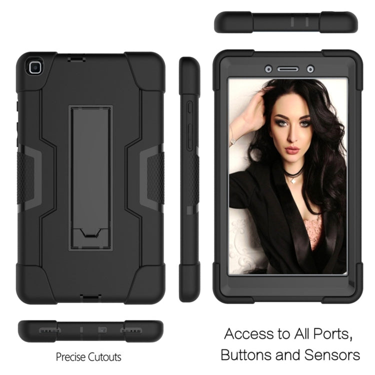 For Galaxy Tab A 8.0 (2019) T290  Contrast Color Silicone + PC Combination Case with Holder