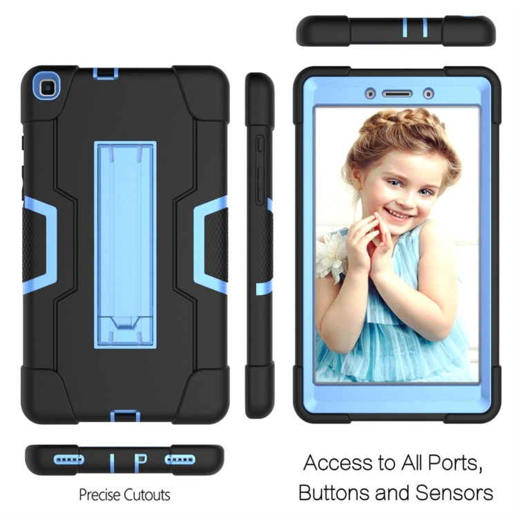 For Galaxy Tab A 8.0 (2019) T290  Contrast Color Silicone + PC Combination Case with Holder