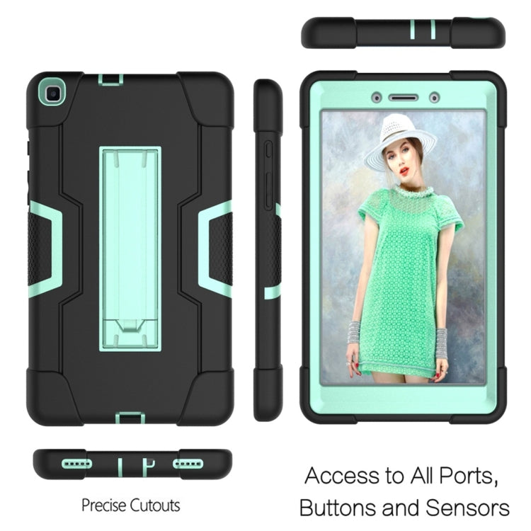 For Galaxy Tab A 8.0 (2019) T290  Contrast Color Silicone + PC Combination Case with Holder