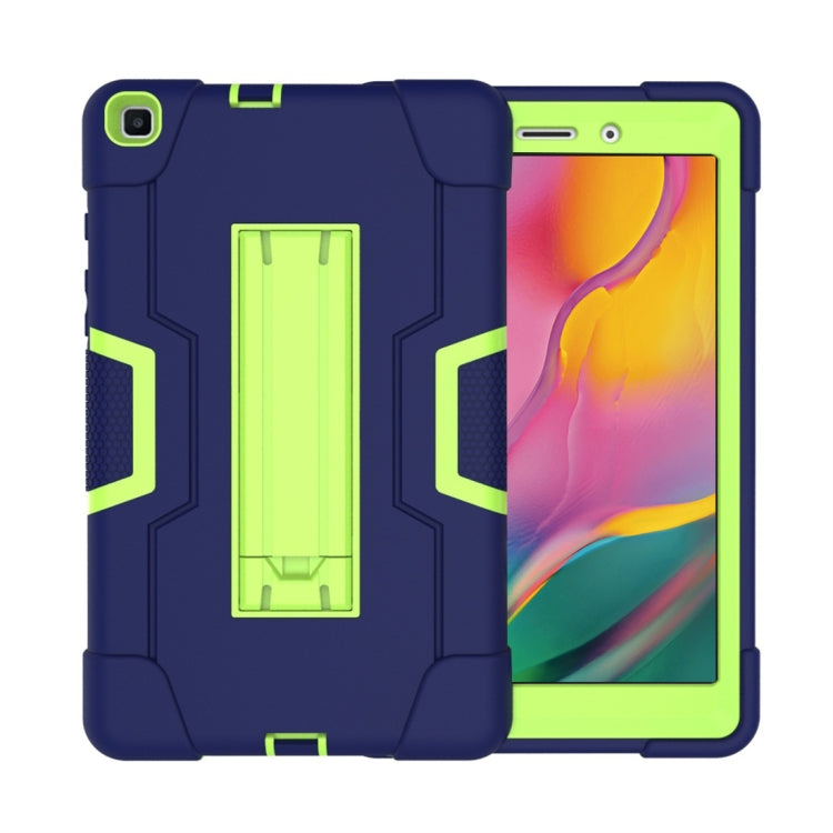 For Galaxy Tab A 8.0 (2019) T290  Contrast Color Silicone + PC Combination Case with Holder