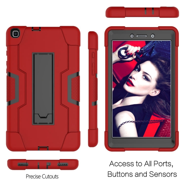 For Galaxy Tab A 8.0 (2019) T290  Contrast Color Silicone + PC Combination Case with Holder