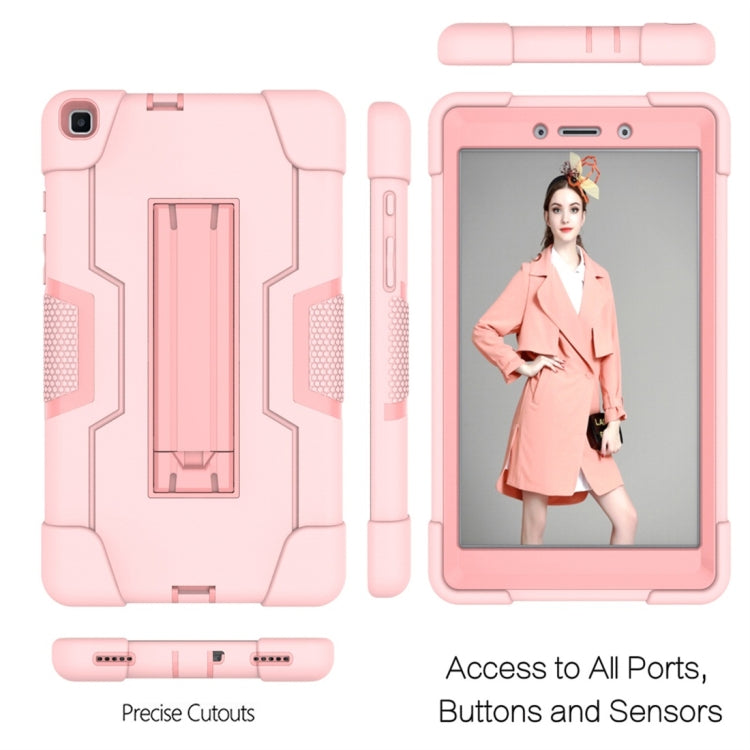 For Galaxy Tab A 8.0 (2019) T290  Contrast Color Silicone + PC Combination Case with Holder