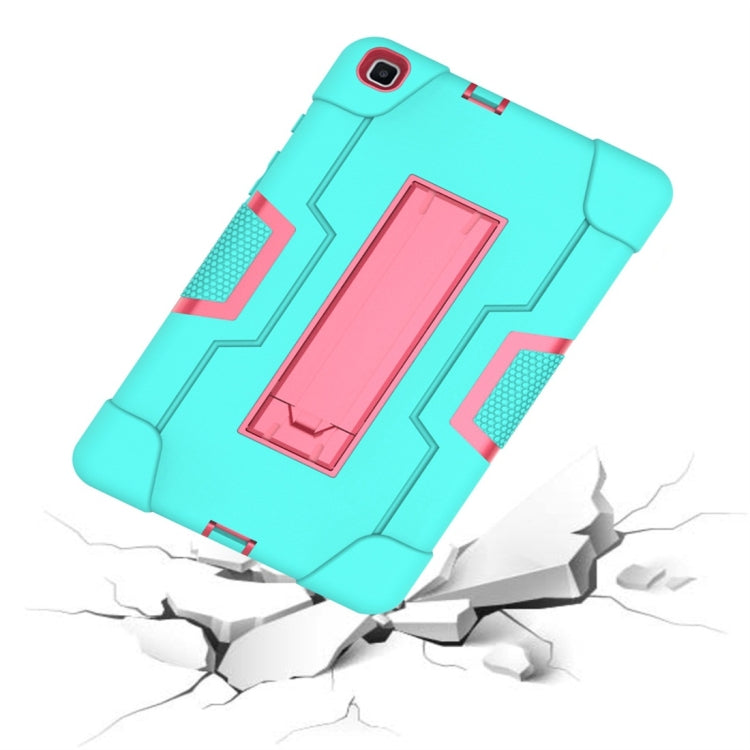 For Galaxy Tab A 8.0 (2019) T290  Contrast Color Silicone + PC Combination Case with Holder