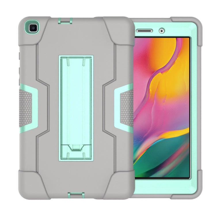 For Galaxy Tab A 8.0 (2019) T290  Contrast Color Silicone + PC Combination Case with Holder