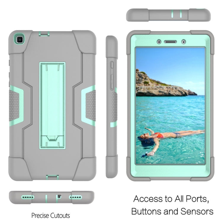 For Galaxy Tab A 8.0 (2019) T290  Contrast Color Silicone + PC Combination Case with Holder