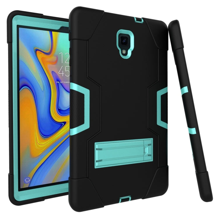 For Galaxy Tab A 10.5 T590  Contrast Color Silicone + PC Combination Case with Holder