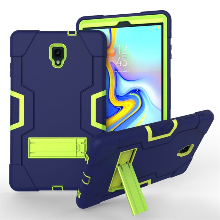 For Galaxy Tab A 10.5 T590  Contrast Color Silicone + PC Combination Case with Holder