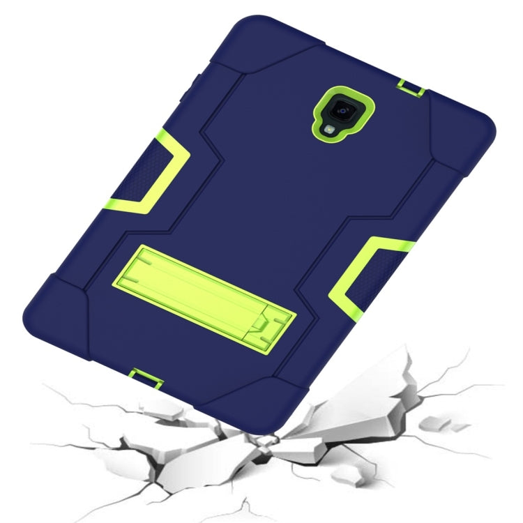 For Galaxy Tab A 10.5 T590  Contrast Color Silicone + PC Combination Case with Holder