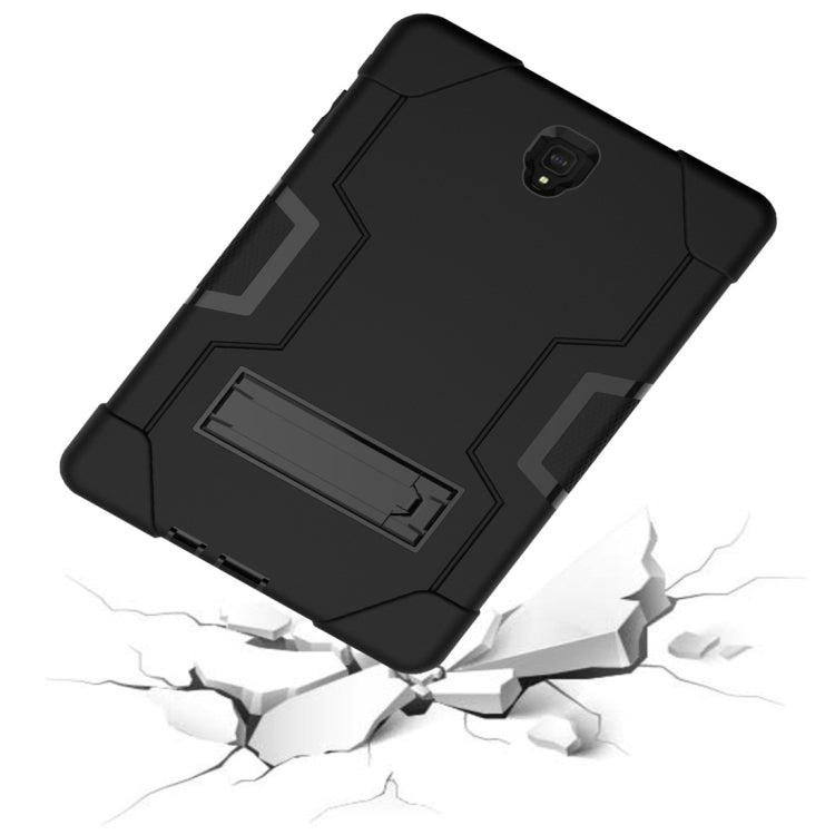 For Galaxy Tab S4 10.5 T830 Contrast Color Silicone + PC Combination Case with Holder