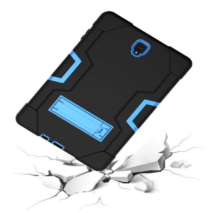For Galaxy Tab S4 10.5 T830 Contrast Color Silicone + PC Combination Case with Holder