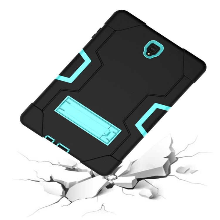 For Galaxy Tab S4 10.5 T830 Contrast Color Silicone + PC Combination Case with Holder