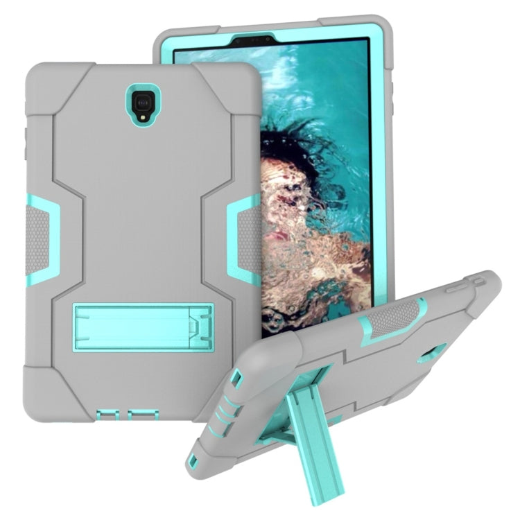 For Galaxy Tab S4 10.5 T830 Contrast Color Silicone + PC Combination Case with Holder