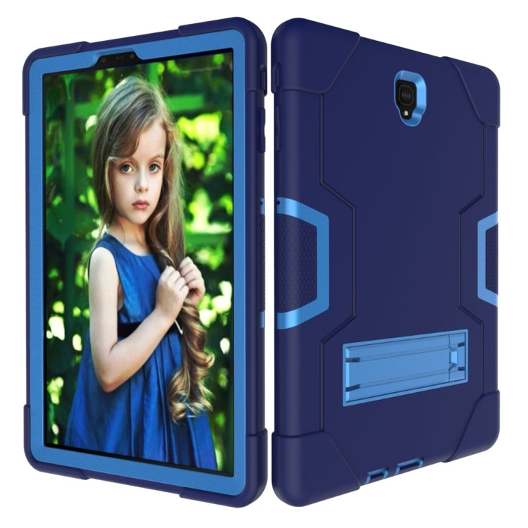 For Galaxy Tab S4 10.5 T830 Contrast Color Silicone + PC Combination Case with Holder