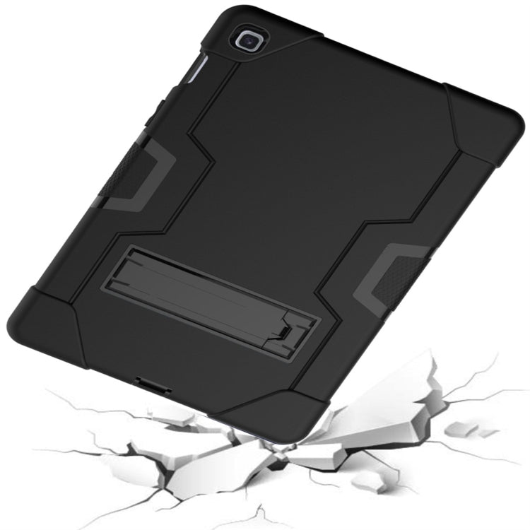 For Galaxy Tab S5e T720 Contrast Color Silicone + PC Combination Case with Holder