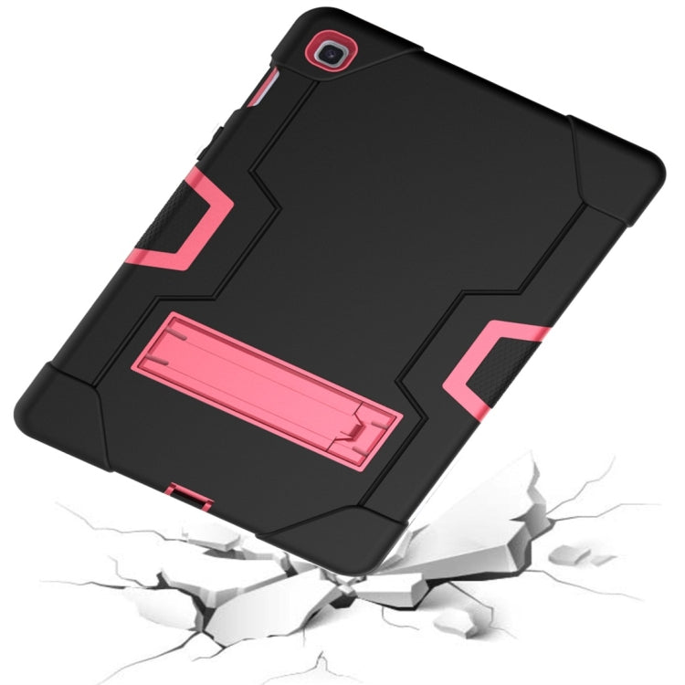 For Galaxy Tab S5e T720 Contrast Color Silicone + PC Combination Case with Holder