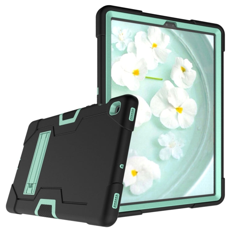 For Galaxy Tab S5e T720 Contrast Color Silicone + PC Combination Case with Holder