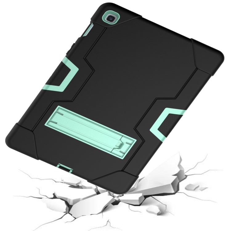 For Galaxy Tab S5e T720 Contrast Color Silicone + PC Combination Case with Holder