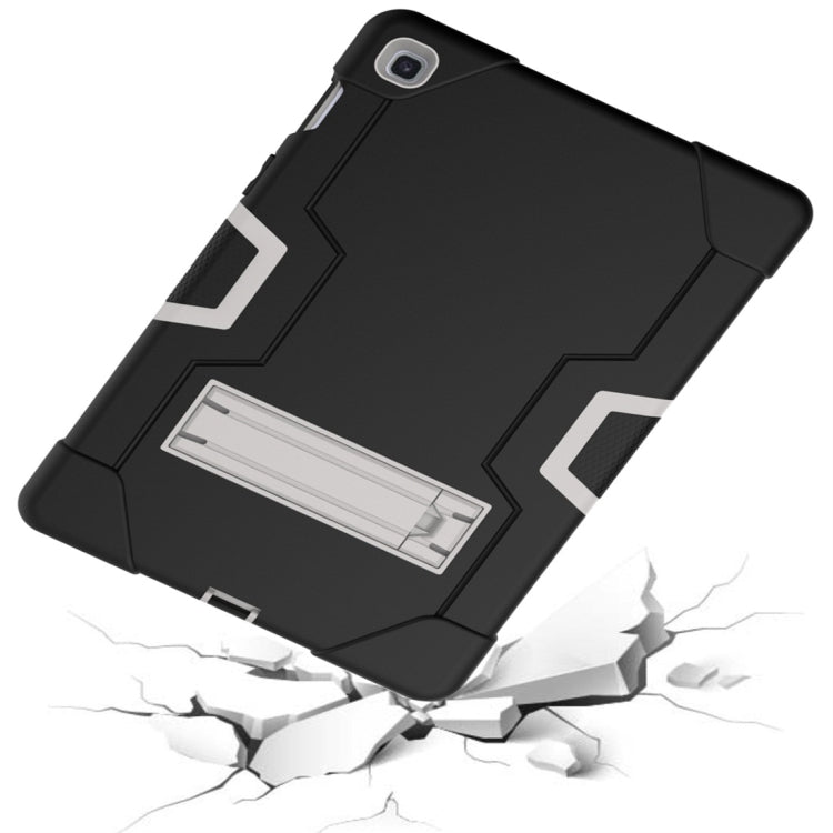 For Galaxy Tab S5e T720 Contrast Color Silicone + PC Combination Case with Holder