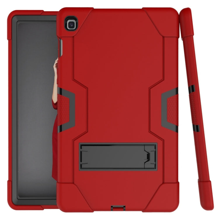 For Galaxy Tab S5e T720 Contrast Color Silicone + PC Combination Case with Holder