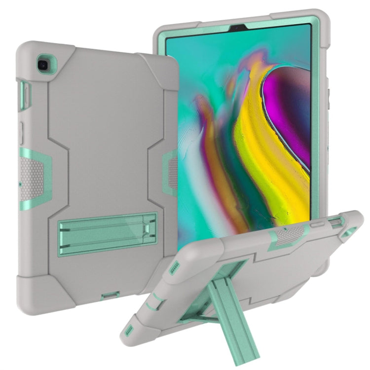 For Galaxy Tab S5e T720 Contrast Color Silicone + PC Combination Case with Holder