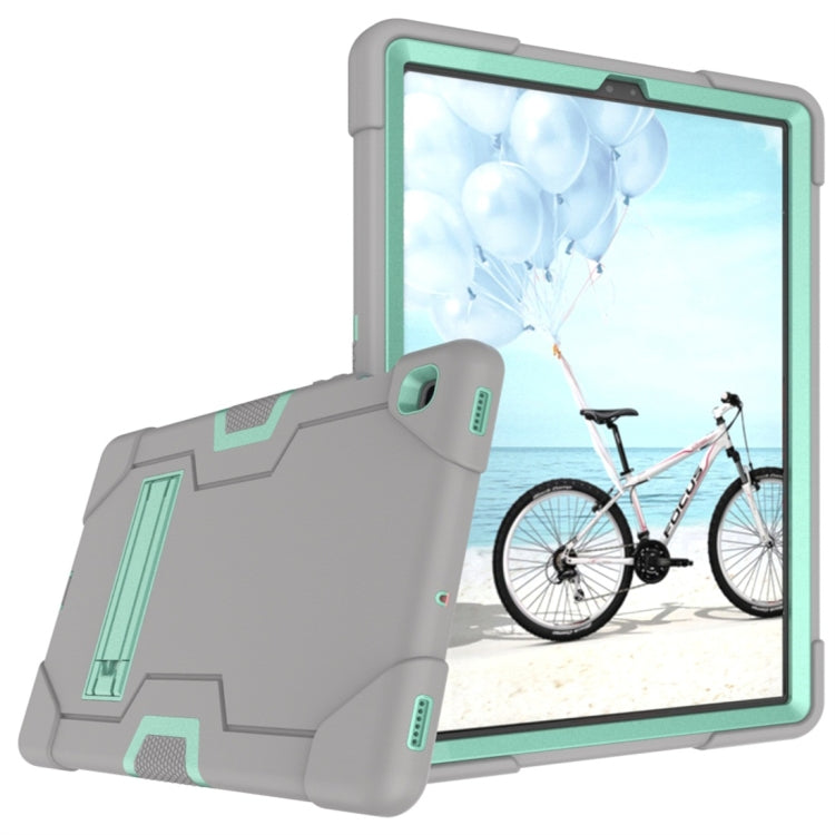 For Galaxy Tab S5e T720 Contrast Color Silicone + PC Combination Case with Holder