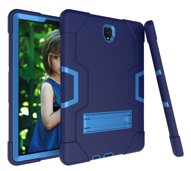For Galaxy Tab S5e T720 Contrast Color Silicone + PC Combination Case with Holder