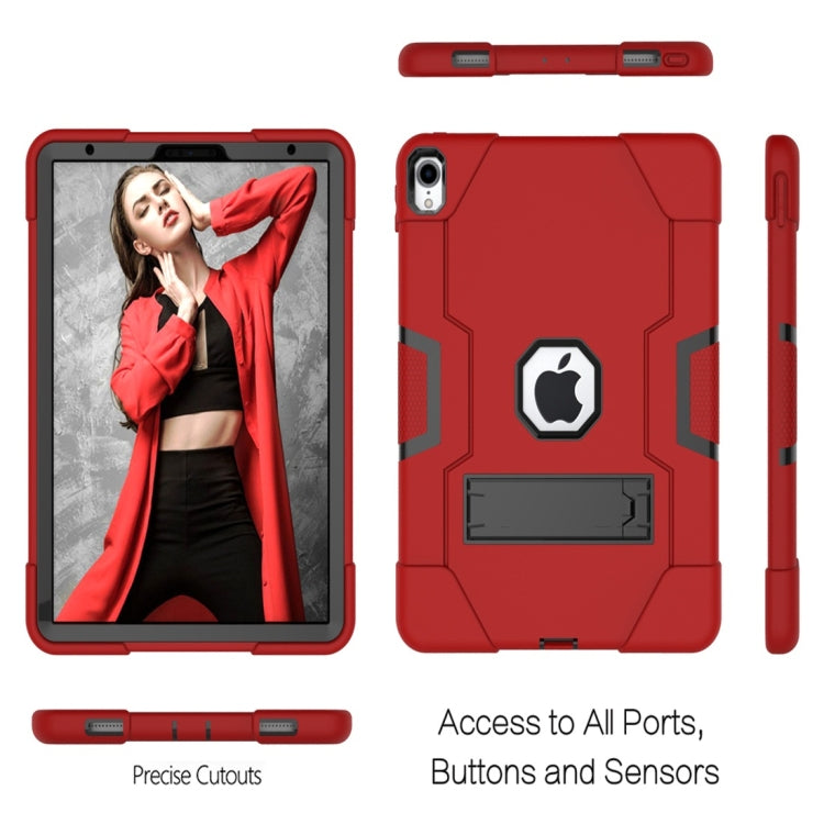 For iPad Pro 11 Contrast Color Silicone + PC Combination Case with Holder