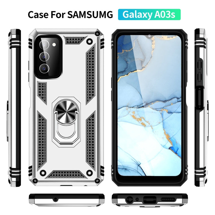 For Samsung Galaxy A03s US Version Shockproof TPU + PC Phone Case
