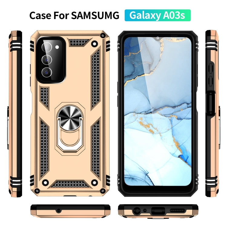 For Samsung Galaxy A03s US Version Shockproof TPU + PC Phone Case