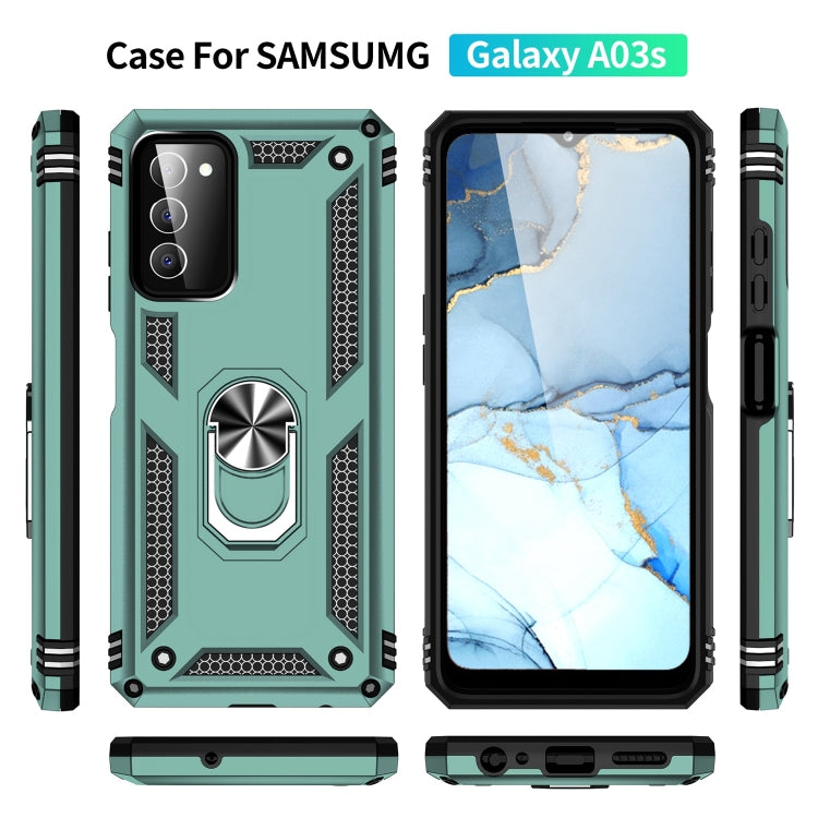 For Samsung Galaxy A03s US Version Shockproof TPU + PC Phone Case