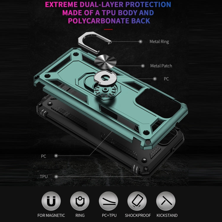 For Samsung Galaxy A03s US Version Shockproof TPU + PC Phone Case