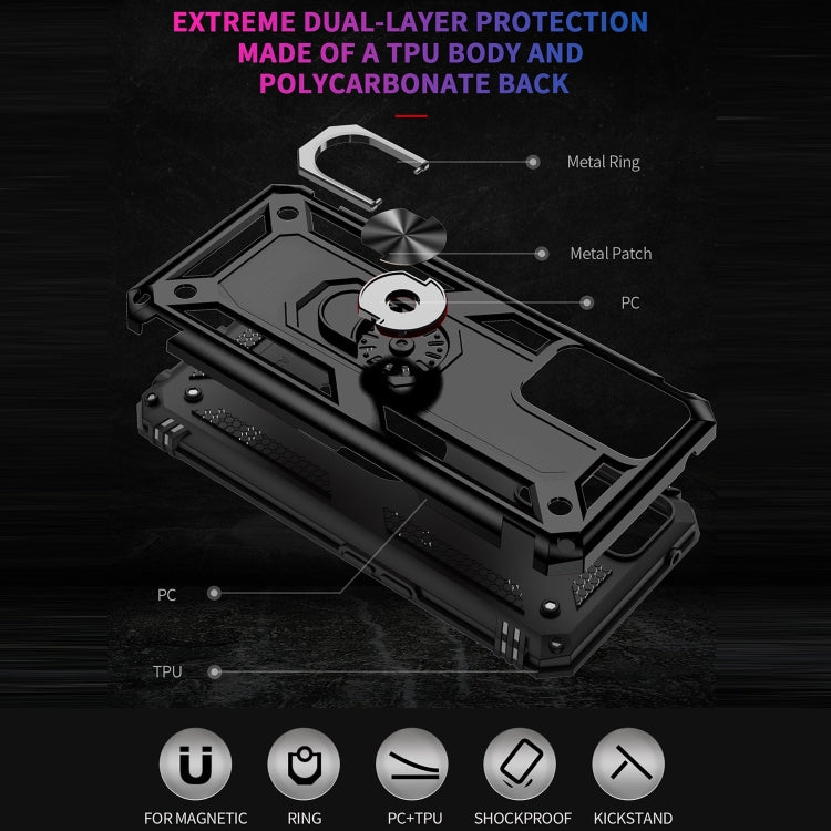 For OPPO A36 / A76 Shockproof TPU + PC Phone Case