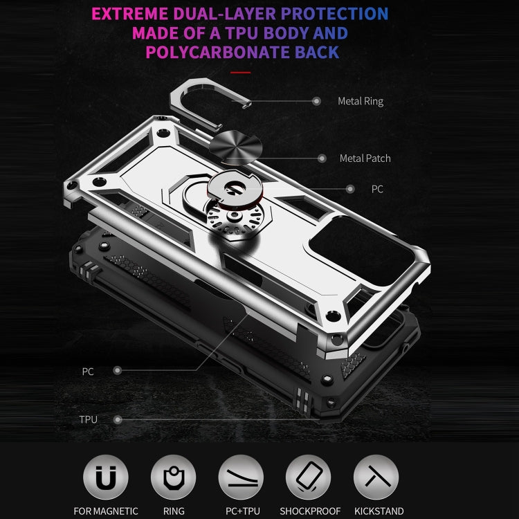 For OPPO A36 / A76 Shockproof TPU + PC Phone Case