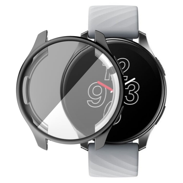 For OnePlus Watch Full Coverage TPU Electroplating Watch Case