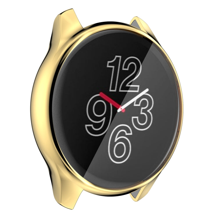 For OnePlus Watch Full Coverage TPU Electroplating Watch Case